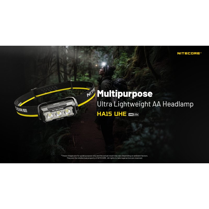 ΦΑΚΟΣ LED NITECORE HEADLAMP HA15 UHE,...