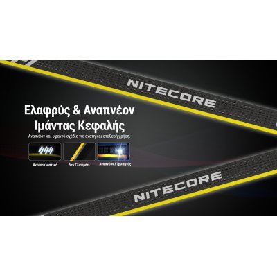 ΦΑΚΟΣ LED NITECORE HEADLAMP HA15 UHE,...
