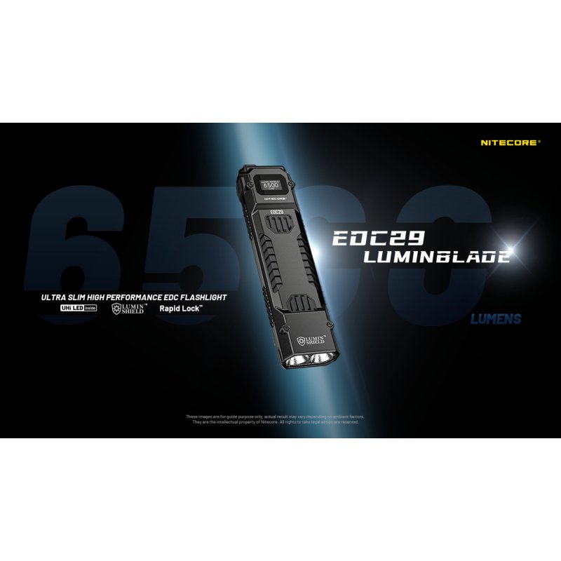 ΦΑΚΟΣ LED NITECORE EDC29 UHi, 6500Lumens