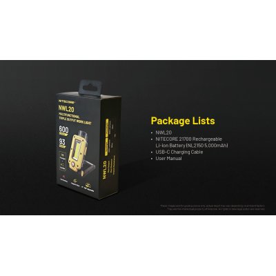 ΦΑΚΟΣ LED NITECORE Multifunctional Triple...