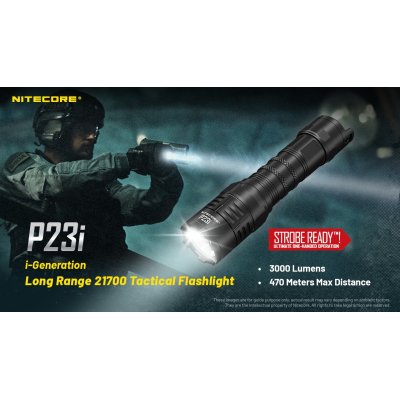 ΦΑΚΟΣ LED NITECORE PRECISE P23i, Tactical,...