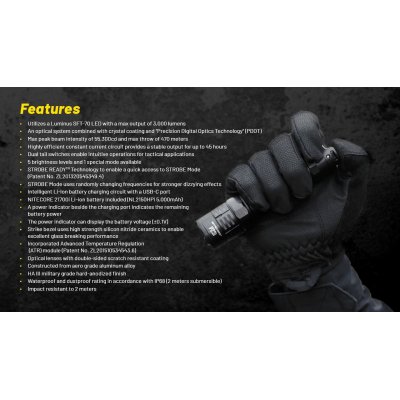 ΦΑΚΟΣ LED NITECORE PRECISE P23i, Tactical,...