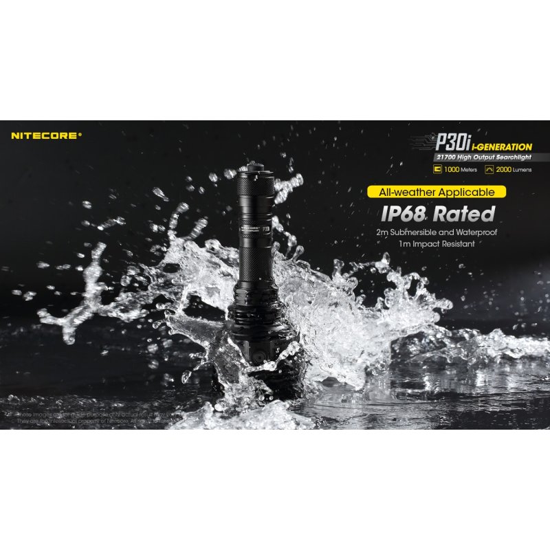 ΦΑΚΟΣ LED NITECORE PRECISE P30i, 2000 Lumens,...