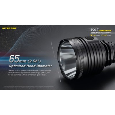 ΦΑΚΟΣ LED NITECORE PRECISE P30i, 2000 Lumens,...