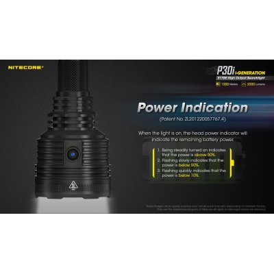 ΦΑΚΟΣ LED NITECORE PRECISE P30i, 2000 Lumens,...