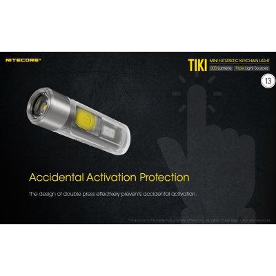 ΦΑΚΟΣ LED NITECORE TIKI LE, Black, USB-C, 300...