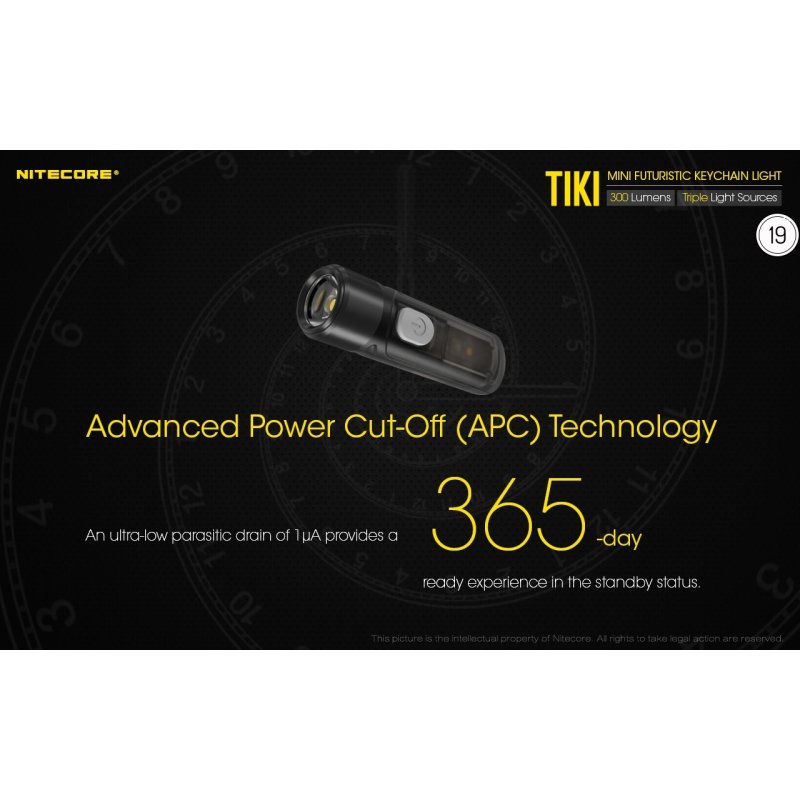 ΦΑΚΟΣ LED NITECORE TIKI LE, Black, USB-C, 300...