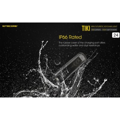 ΦΑΚΟΣ LED NITECORE TIKI LE, Black, USB-C, 300...