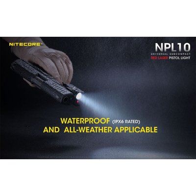 ΦΑΚΟΣ LED NITECORE NPL10, Set με μπαταρία CR2