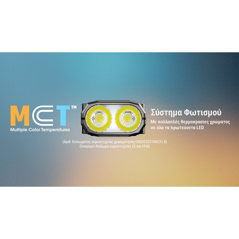 ΦΑΚΟΣ LED NITECORE TINI 3, Black